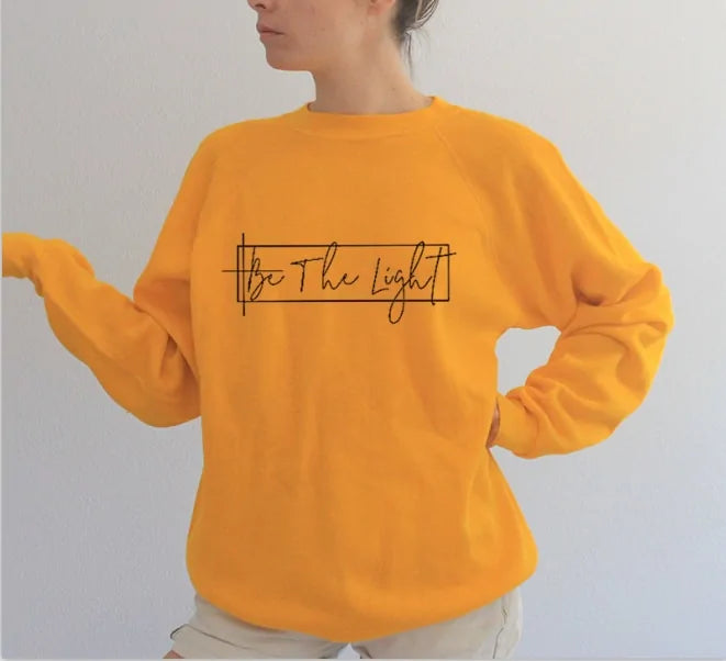 Christian Sweatshirt: Featuring 'Be The Light'